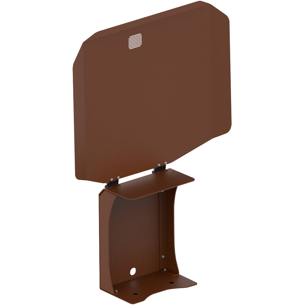 Copristazione universale in alluminio verniciato effetto corten per robot Kress mission mod.KR101E/120E/121E/122E/123E