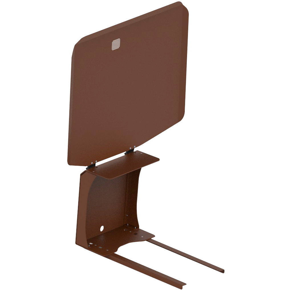 Copristazione Kress RTK mega, colore effetto corten, dimensioni 713x827x416 mm per modelli robot Kress KR133E-136E-233E-237E