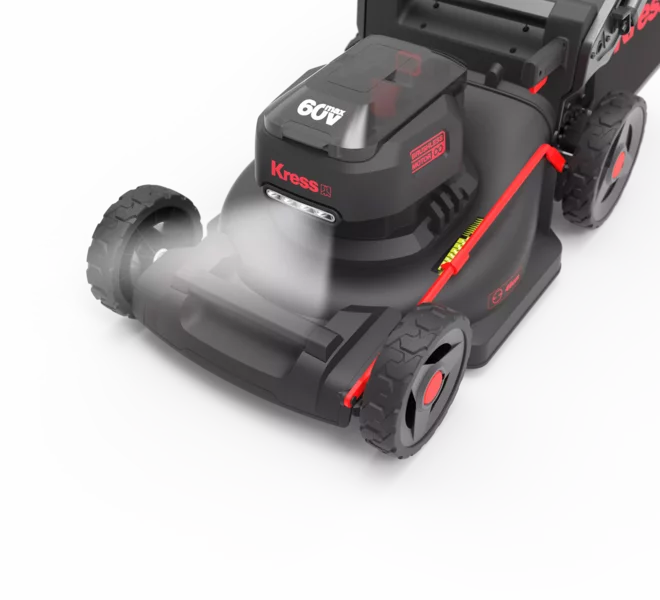 Rasaerba a spinta brushless Kress 60 V 46 cm KG756E.9 - senza batterie e caricabatteria