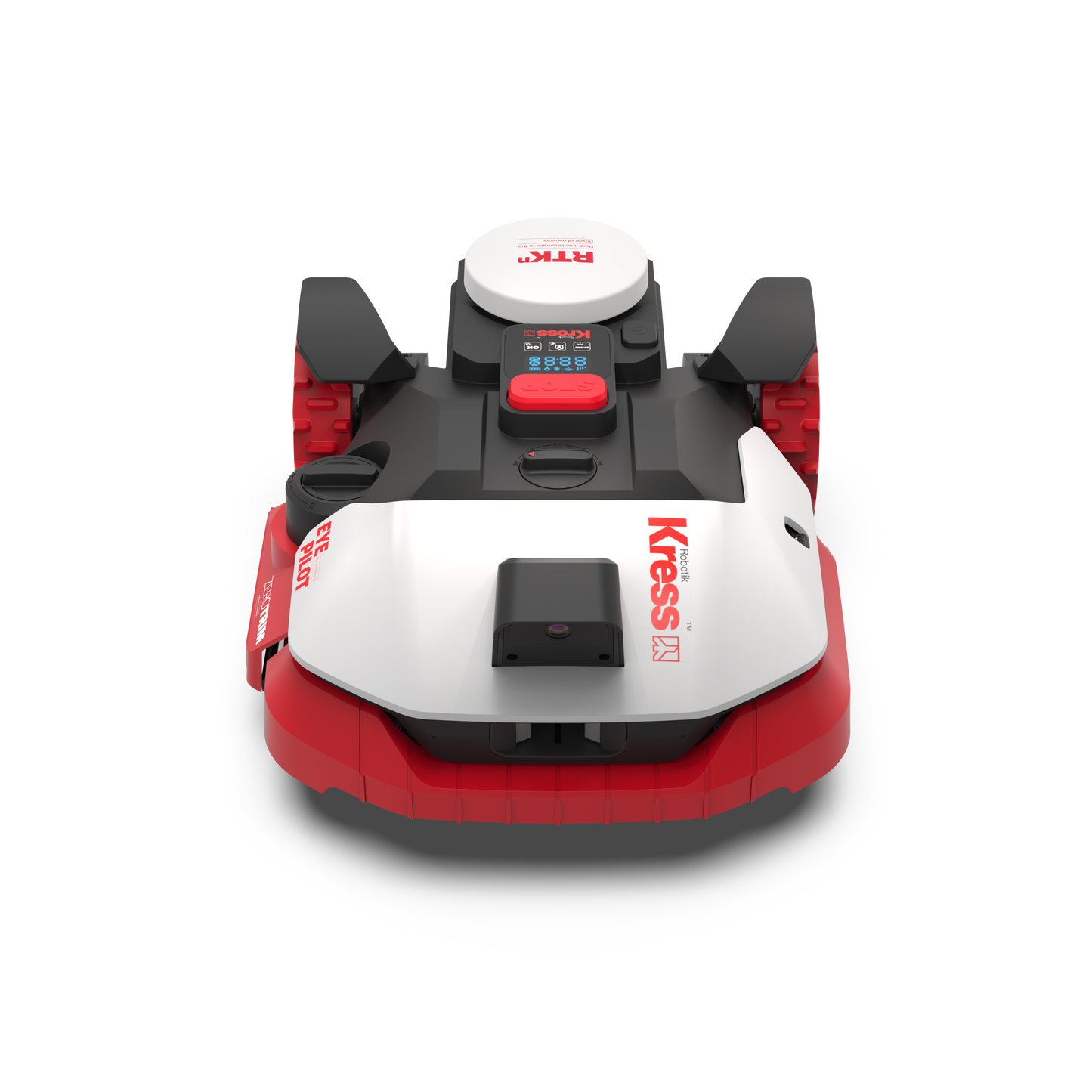 Robot rasaerba Kress KR260E EyePilot RTKn 700 MQ AI Mono VSLAM Camera, zeroTrim