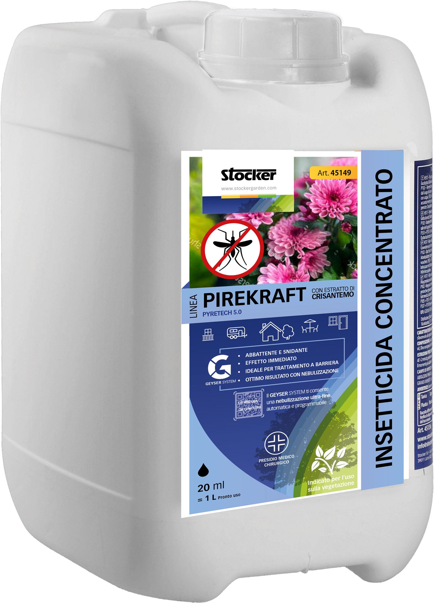 PIREKRAFT INSETTICIDA ANTI-ZANZARE 5 L PMC