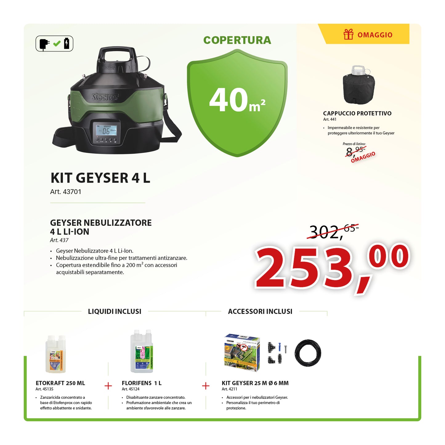 KIT GEYSER 4L