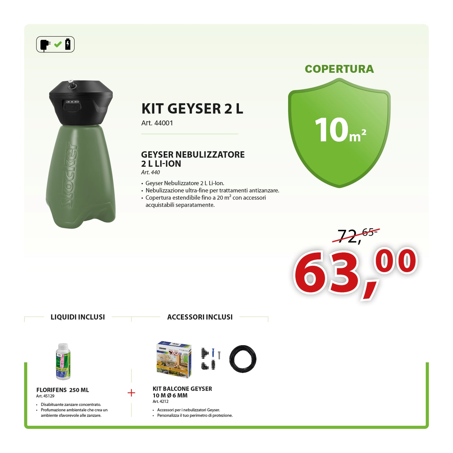 KIT GEYSER 2L
