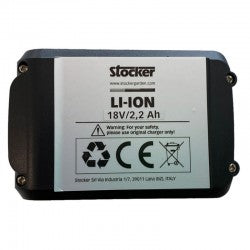 BATTERIA ORIGINALE STOCKER Li-ion pompa elettrica 18V 2,5 Ah per art.226,227,228,403,414