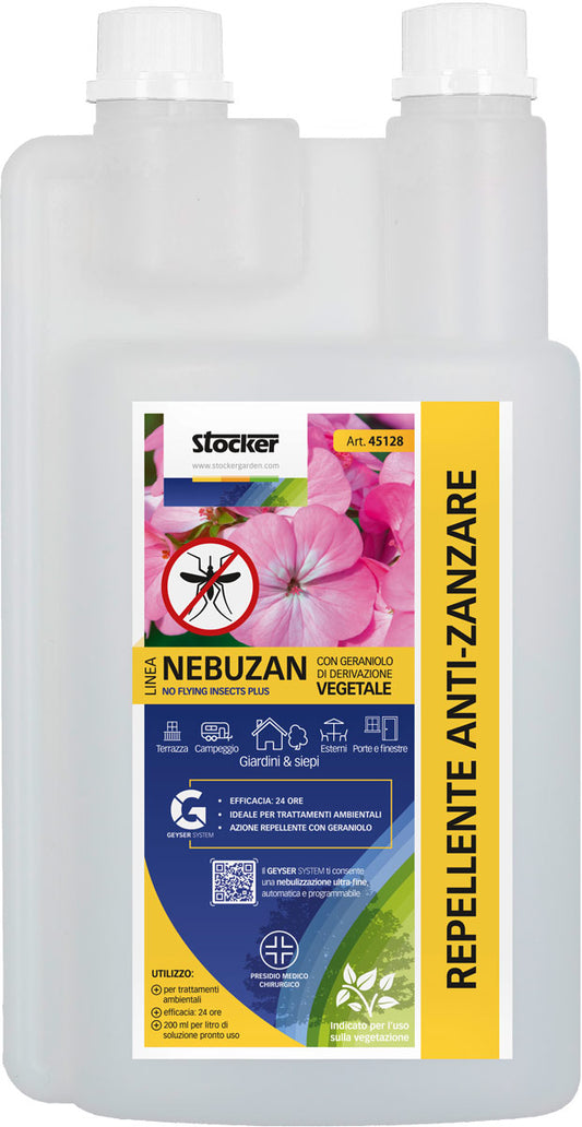 Nebuzan Repellente Anti-zanzare 1 L PMC Stocker