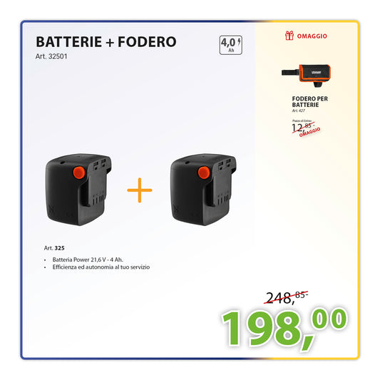 Kit 2 batterie 4,0 Ah 21 V Stocker