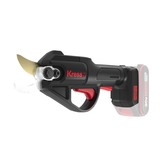 KIT Forbice per potatura Cordless Kress 20 V 25 mm KG340.9 - batteria KAB02 - caricabatteria KAC02