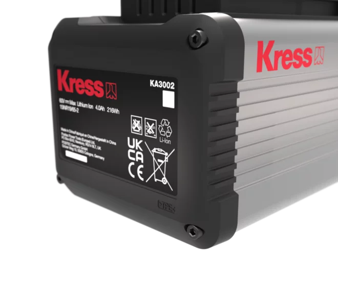 Batteria agli ioni di litio Kress 60 V / 4 Ah KA3002