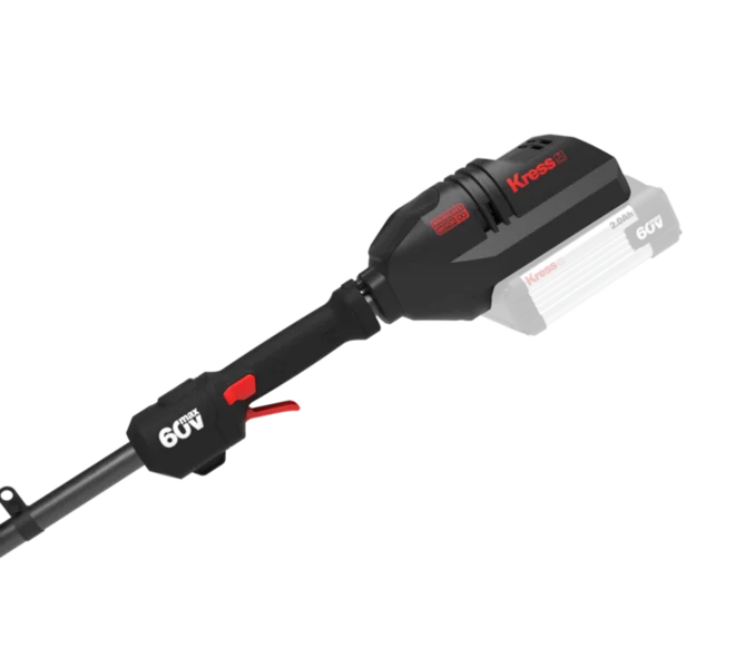 Decespugliatore Kress 60V 38cm brushless con attacco per tagliaerba/ decespugliatore KG163.9- senza batteria e caricabatteria