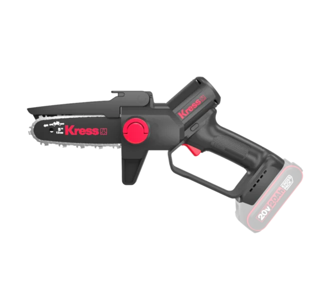Motosega Kress 20 V 12 cm brushless a una mano KG343E.9 - senza batteria e caricabatteria