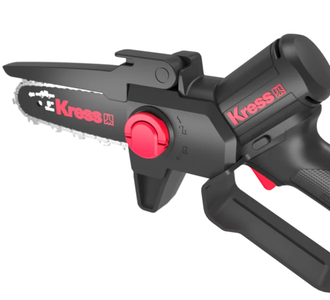Motosega Kress 20 V 12 cm brushless a una mano KG343E.9 - senza batteria e caricabatteria