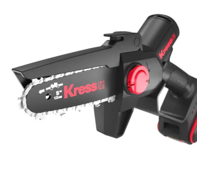 Motosega Kress 20 V 12 cm brushless a una mano KG343E.9 - senza batteria e caricabatteria