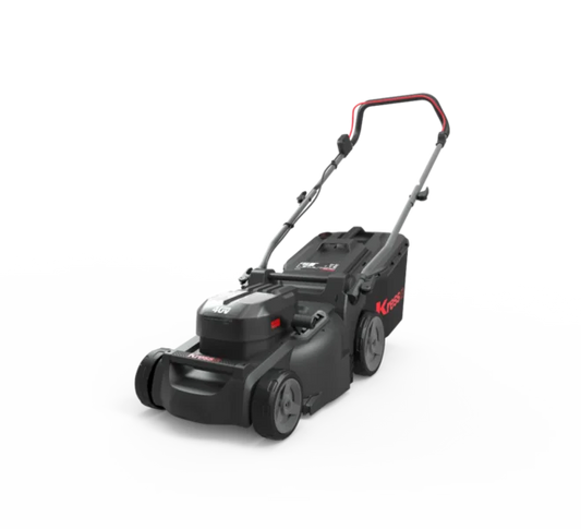KIT Kress 40V 37 cm Cordless Brushless Tagliaerba a spinta KG745.9 - nr.2 batterie KAB04 - caricabatteria KAC04