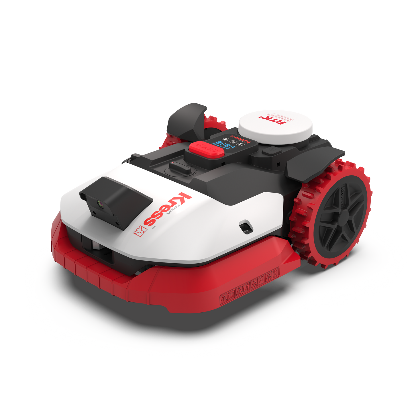 Robot rasaerba Kress KR260E EyePilot RTKn 700 MQ AI Mono VSLAM Camera, zeroTrim