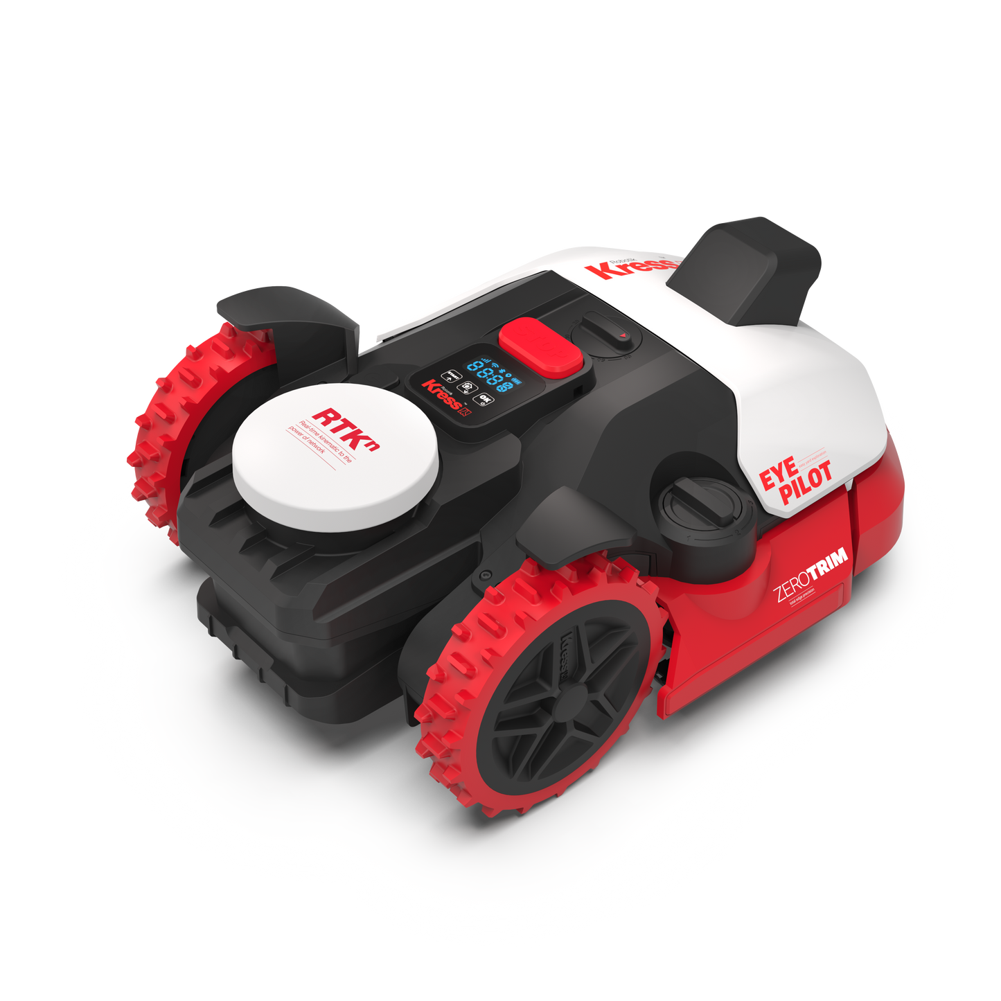 Robot rasaerba Kress KR260E EyePilot RTKn 700 MQ AI Mono VSLAM Camera, zeroTrim