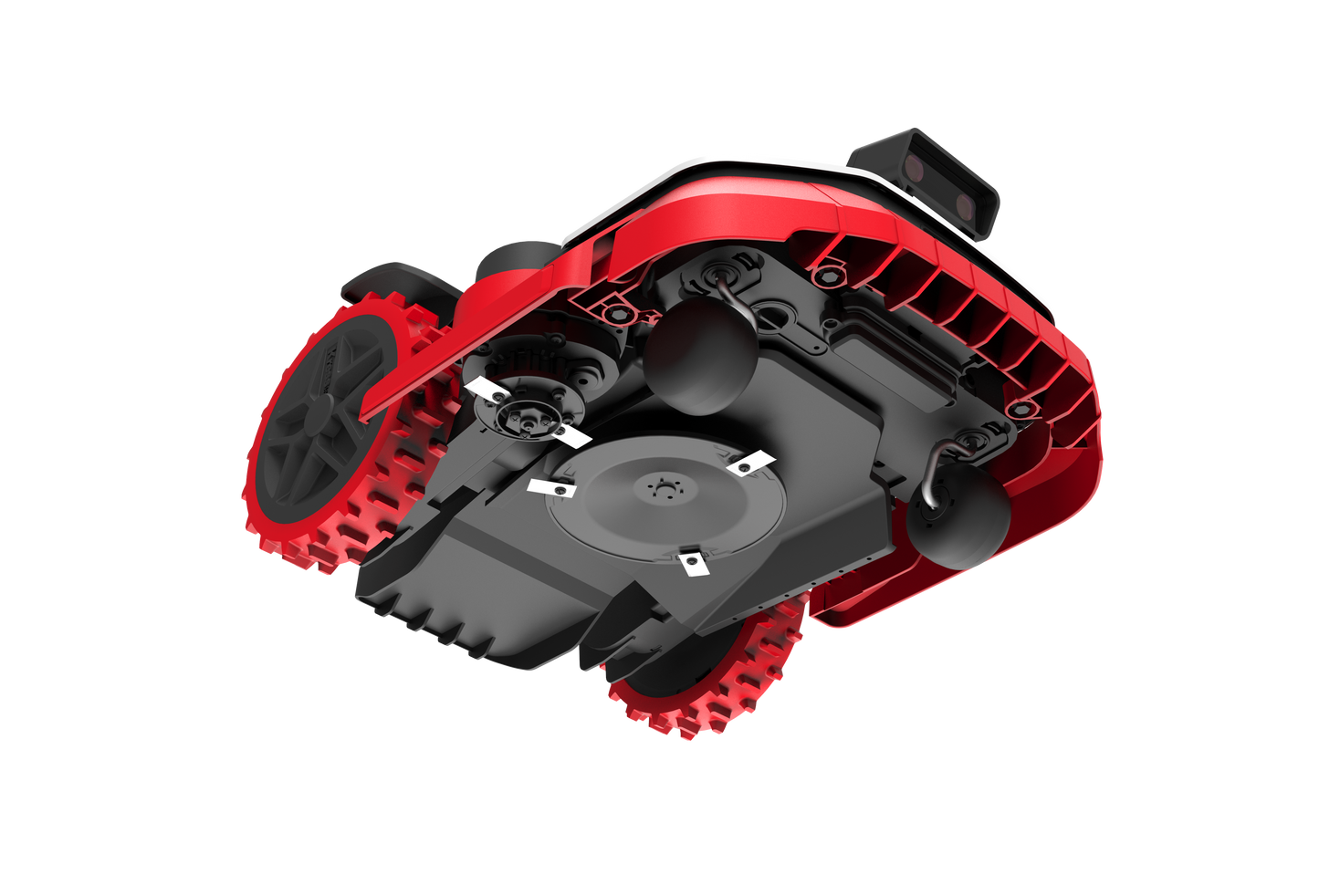Robot rasaerba Kress KR261E EyePilot RTKn 1000 MQ AI Mono VSLAM Camera, ZeroTrim