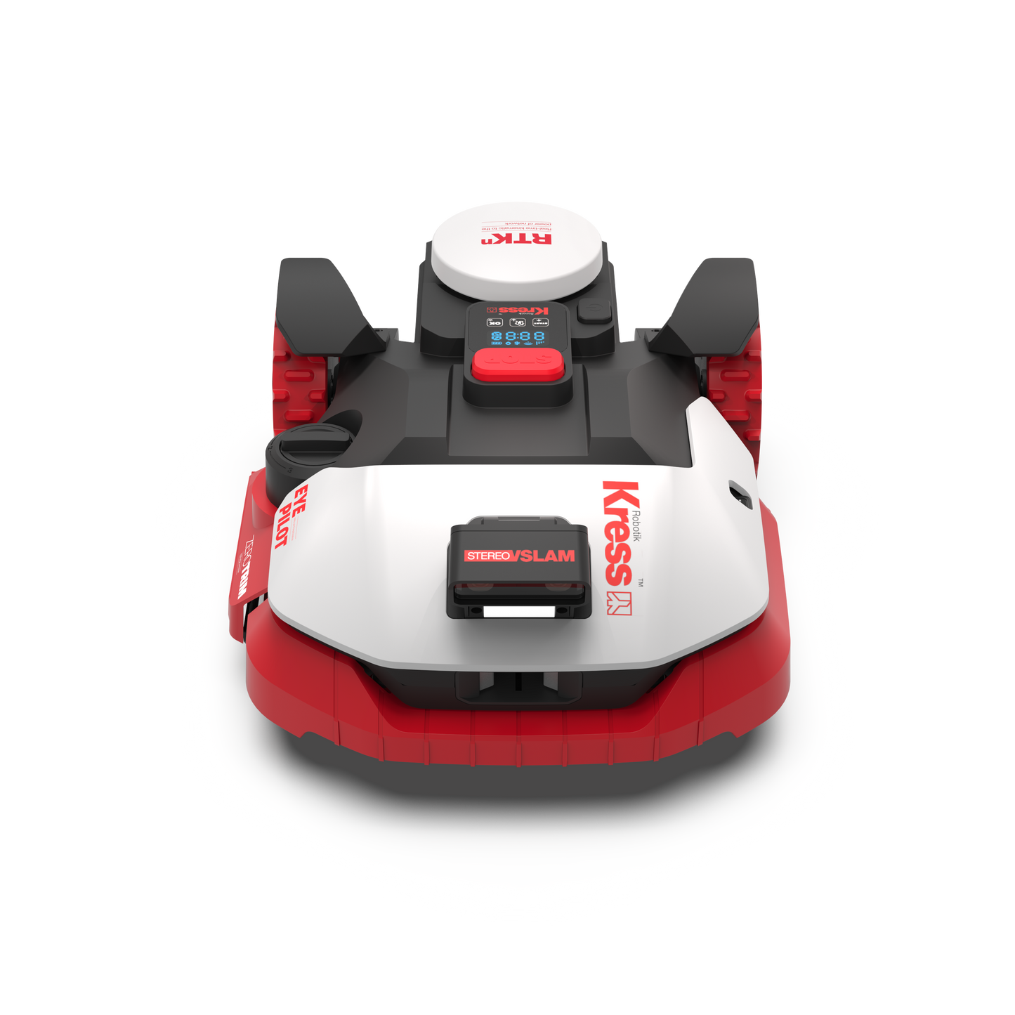 Robot rasaerba Kress KR274E EyePilot RTKn 5000 MQ AI Mono VSLAM Camera, ZeroTrim