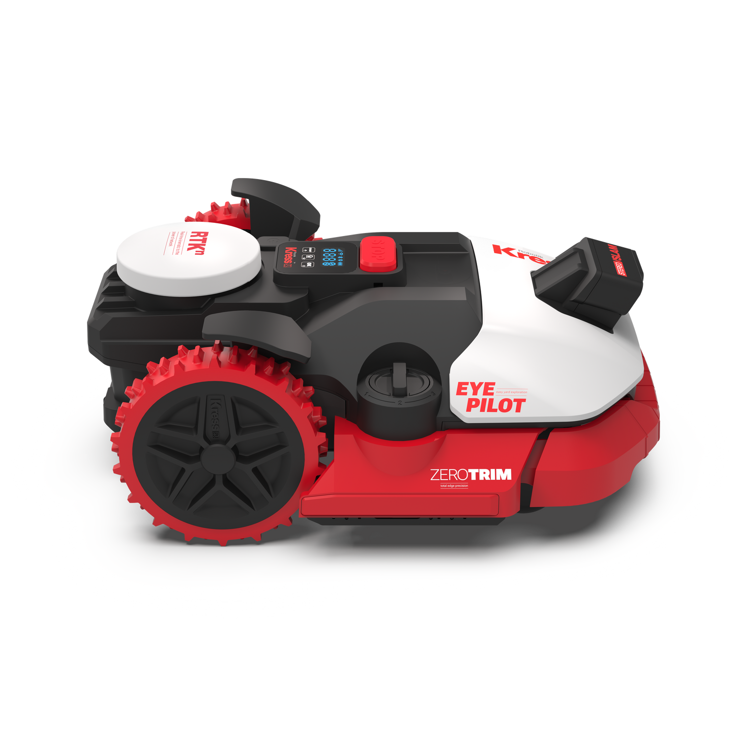 Robot rasaerba Kress KR274E EyePilot RTKn 5000 MQ AI Mono VSLAM Camera, ZeroTrim