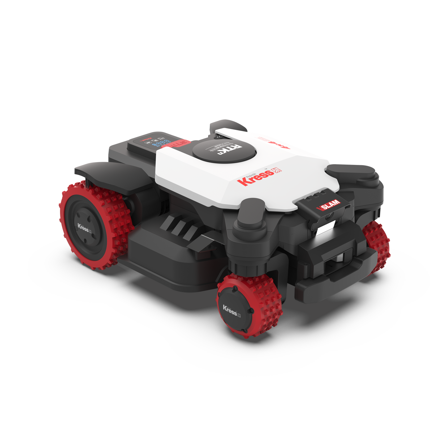Robot rasaerba Kress KR280E EyePilot 4X4 RTKn 800 MQ AI AWD Stereo VSLAM camera, ZeroTrim