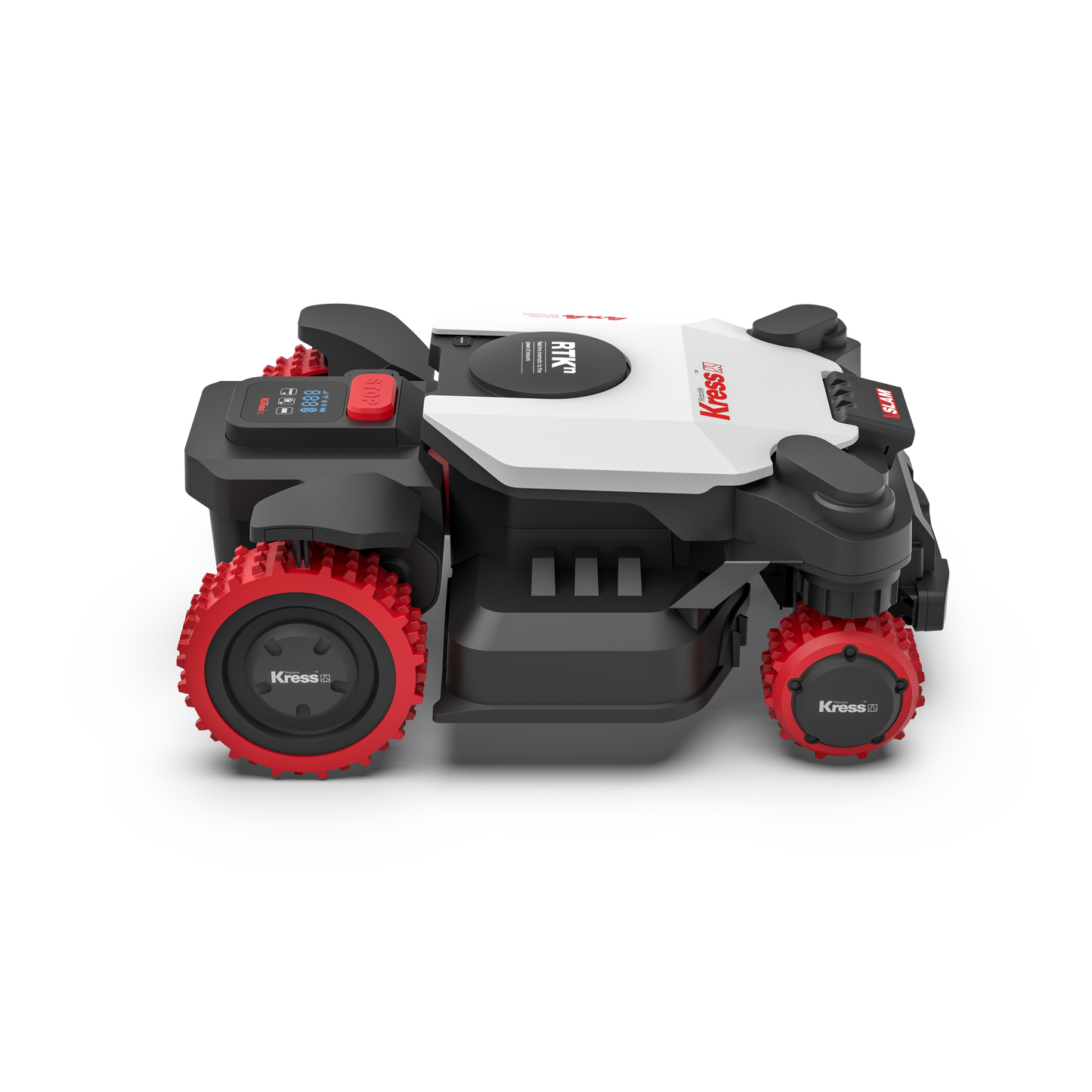 Robot rasaerba Kress KR280E EyePilot 4X4 RTKn 800 MQ AI AWD Stereo VSLAM camera, ZeroTrim
