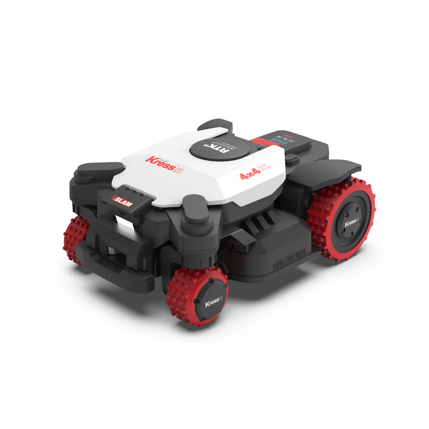 Robot rasaerba Kress KR280E EyePilot 4X4 RTKn 800 MQ AI AWD Stereo VSLAM camera, ZeroTrim