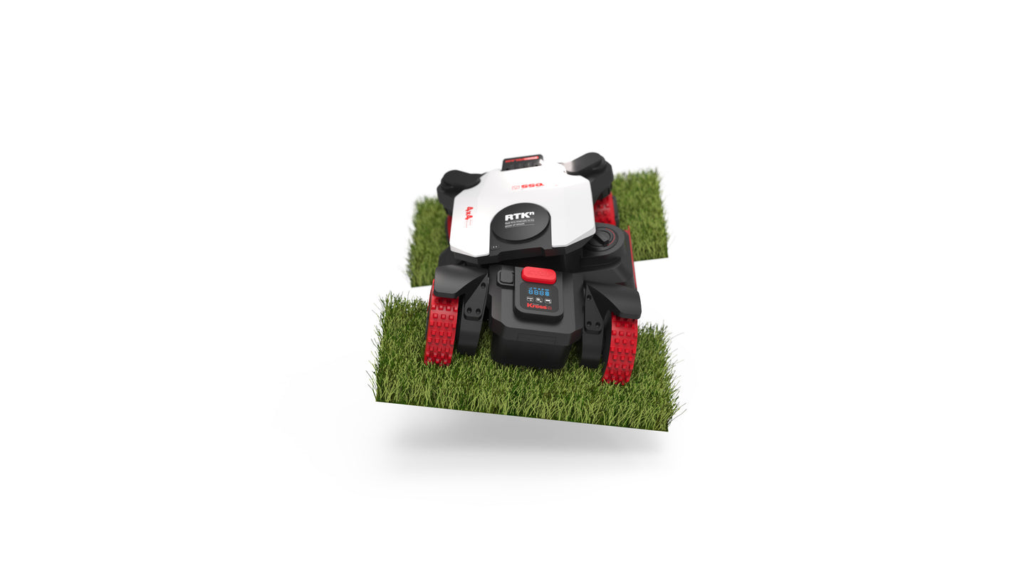Robot rasaerba Kress KR281E EyePilot 4x4 RTKn 1500 MQ AI AWD Stereo VSLAM camera, ZeroTrim