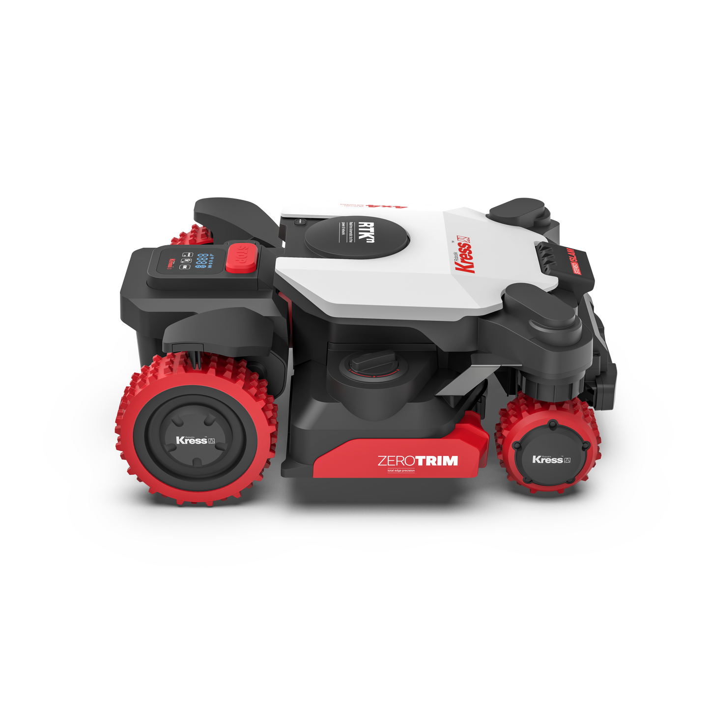 Robot rasaerba Kress KR281E EyePilot 4x4 RTKn 1500 MQ AI AWD Stereo VSLAM camera, ZeroTrim