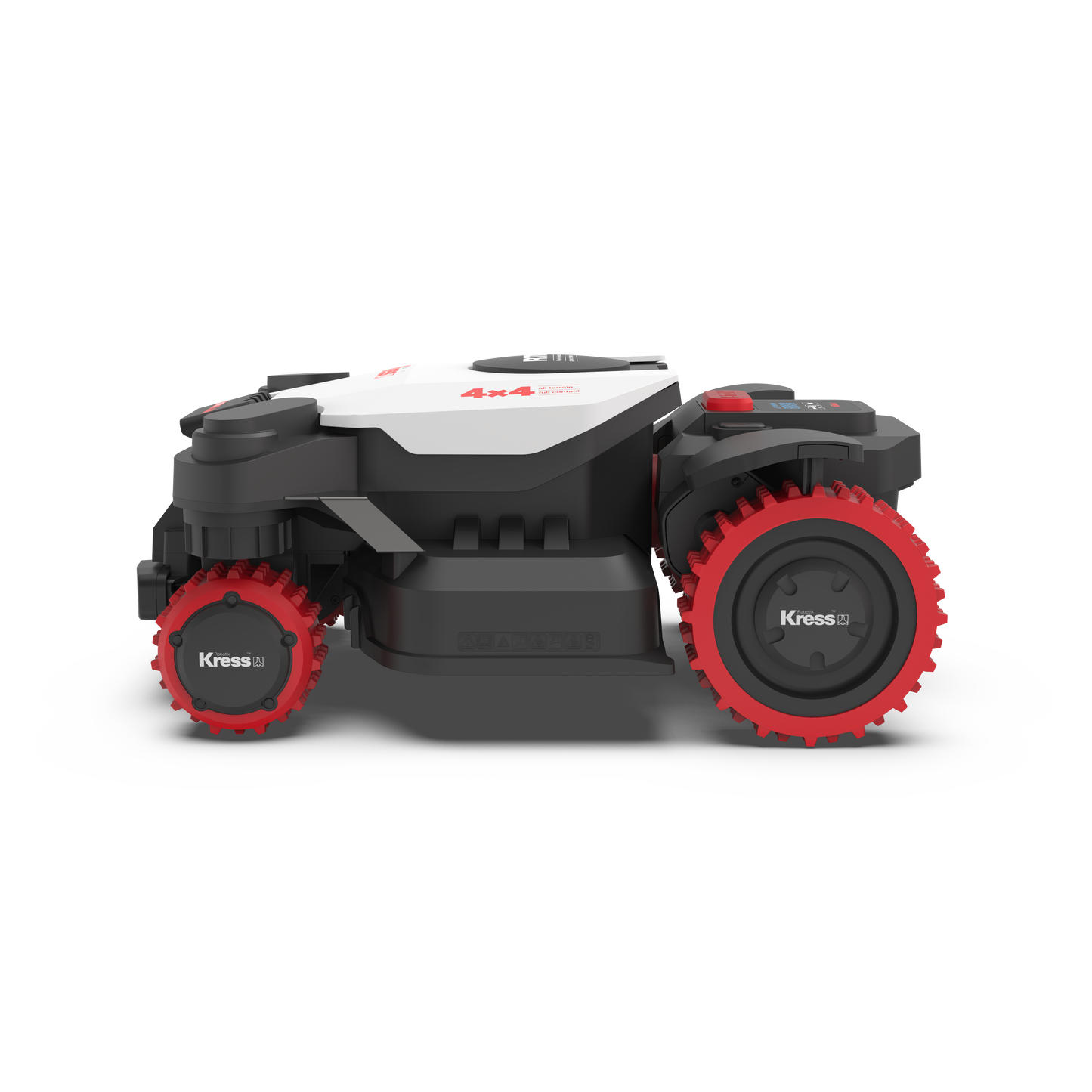 Robot rasaerba Kress KR285E EyePilot 4x4 RTKn 5000 MQ AI AWD Stereo VSLAM camera, ZeroTrim