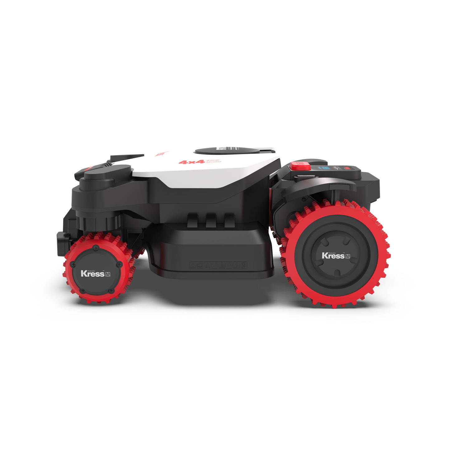 Robot rasaerba Kress KR285E EyePilot 4x4 RTKn 5000 MQ AI AWD Stereo VSLAM camera, ZeroTrim