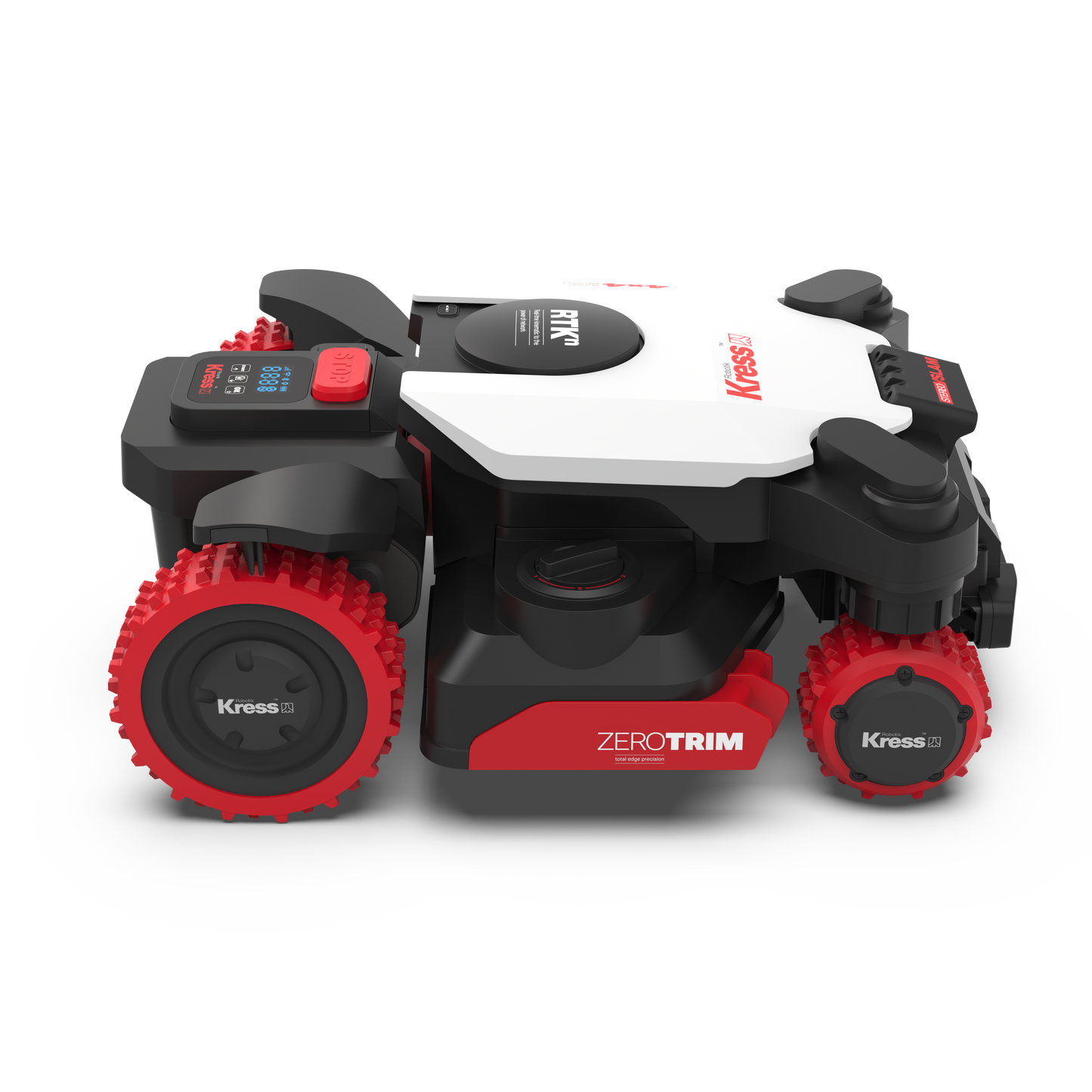 Robot rasaerba Kress KR285E EyePilot 4x4 RTKn 5000 MQ AI AWD Stereo VSLAM camera, ZeroTrim