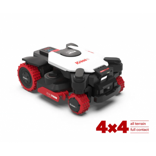 Robot rasaerba Kress KR283E EyePilot 4x4 RTKn 3000 MQ AI AWD Stereo VSLAM camera, ZeroTrim