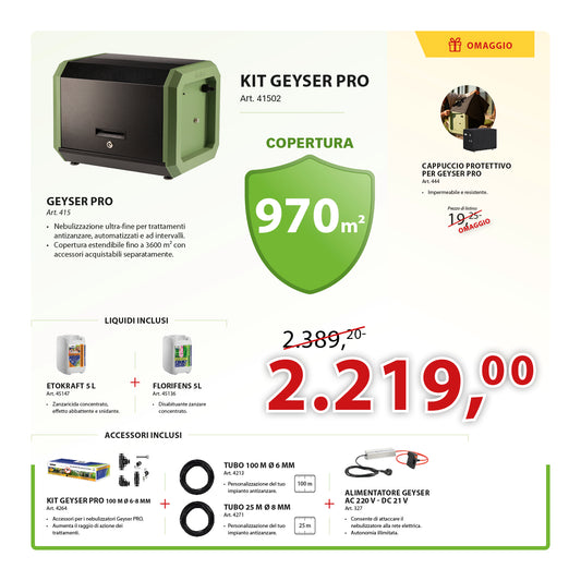 KIT GEYSER PRO (970 MQ)