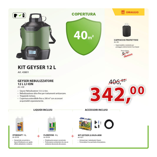 KIT GEYSER 12L