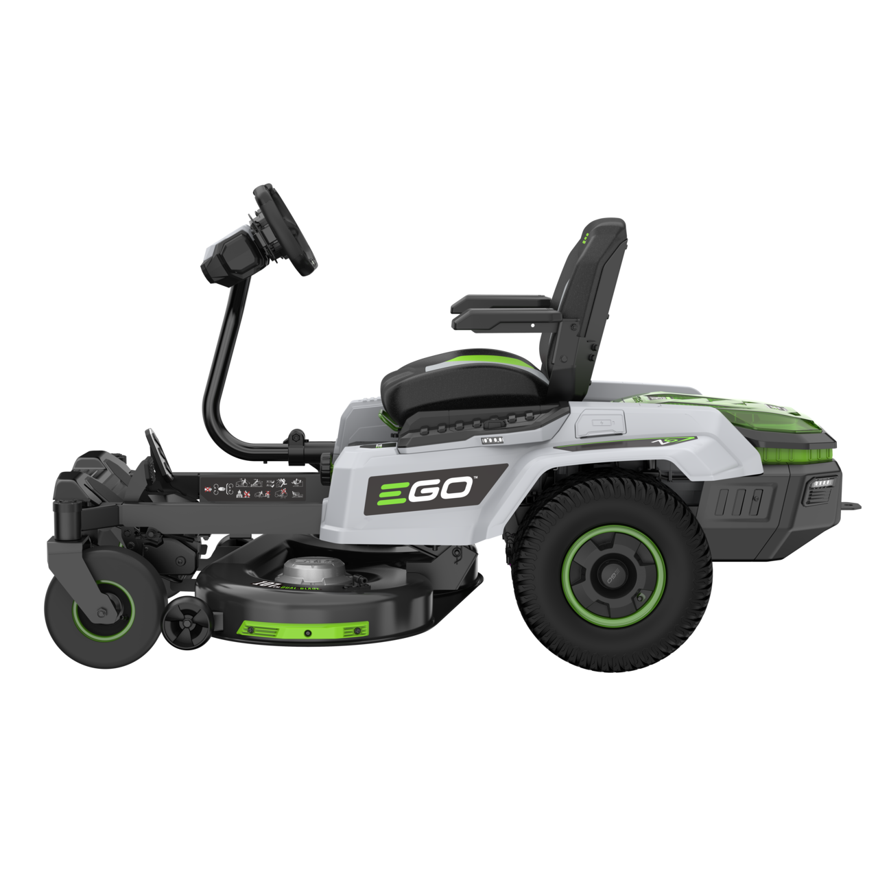 Trattorino Tosaerba EGO Zero Turn Z6 107cm tecnologia E-Steer ZT 4201 E-S KIT