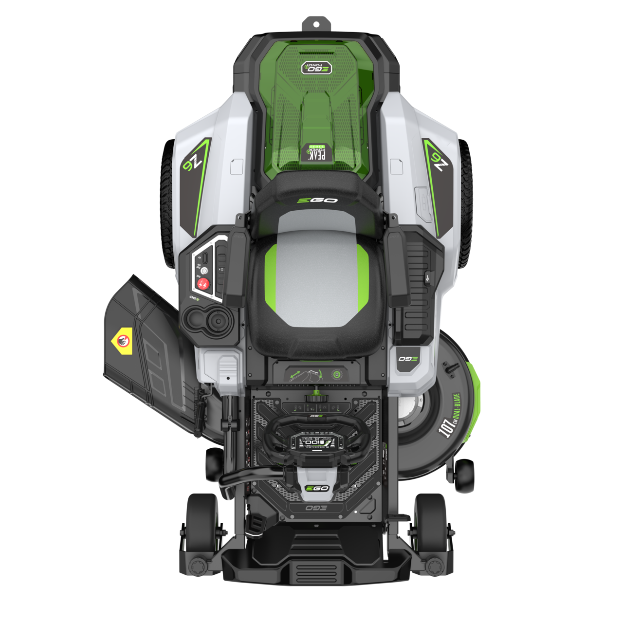 Trattorino Tosaerba EGO Zero Turn Z6 107cm tecnologia E-Steer ZT 4201 E-S KIT
