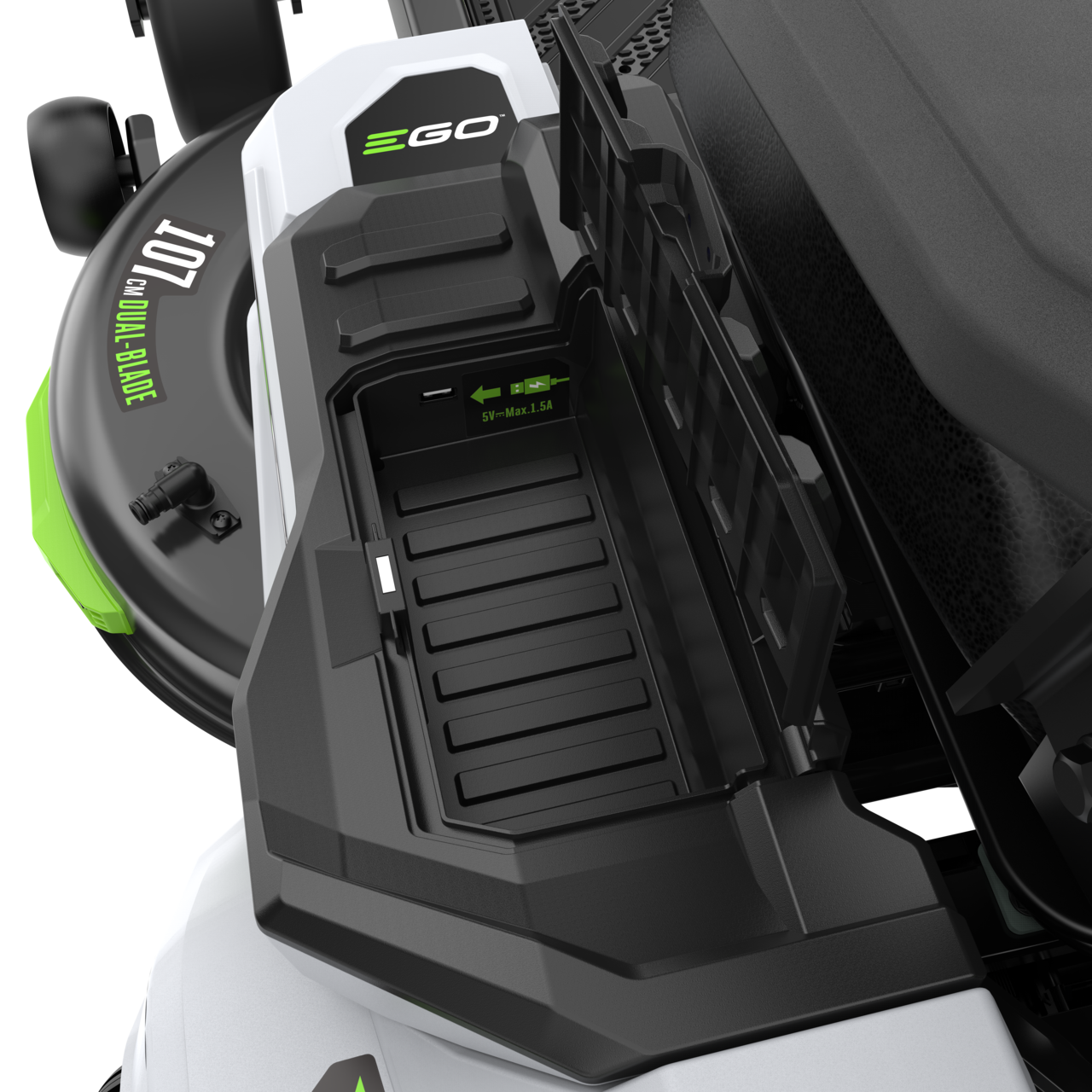 Trattorino Tosaerba EGO Zero Turn Z6 107cm tecnologia E-Steer ZT 4201 E-S KIT